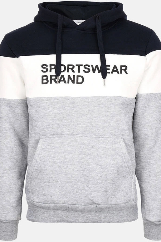 Gaiši pelēka vīriešu kapuce