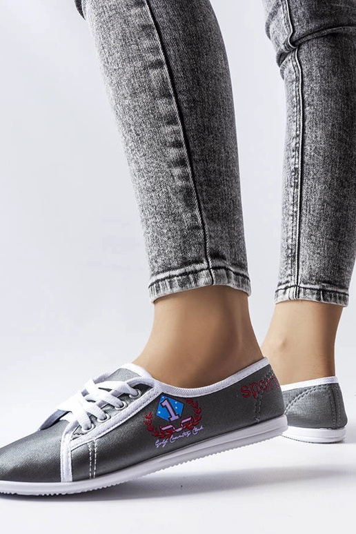 Pelēkas sieviešu Vudstokas kedas