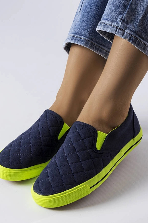 Balsamo Navy stepētas uzvelkamas kedas