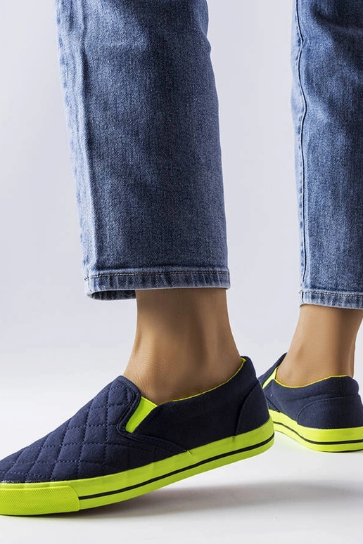 Balsamo Navy stepētas uzvelkamas kedas