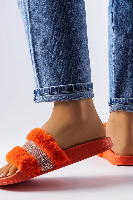 Oranži slaidi ar cirkoniem Carrito