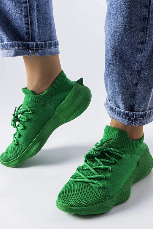 Côté zaļa auduma kedas