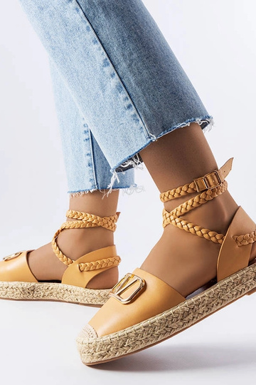 Brūni saistīti espadrilles, „Parent" 2