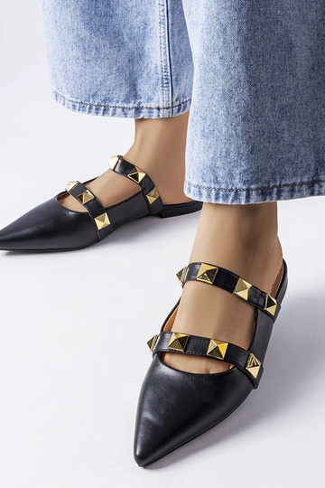 Black Ruckman smaila pirksta flip flops