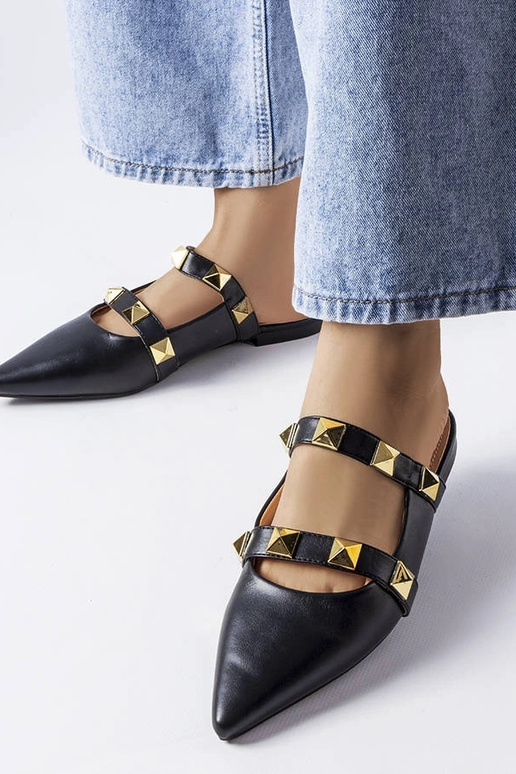 Black Ruckman smaila pirksta flip flops