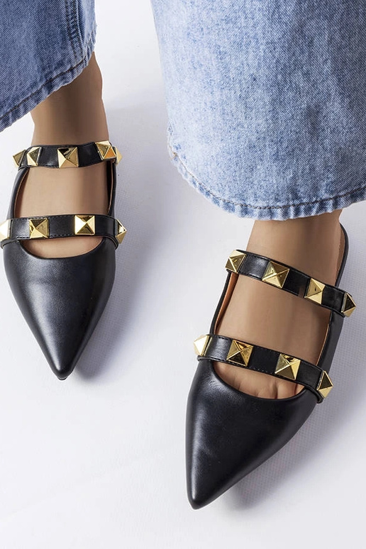 Black Ruckman smaila pirksta flip flops