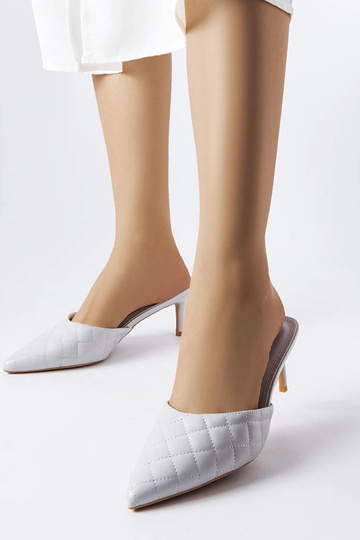 Lambert Grey stepētas stileto papēžu flip-Flops 2