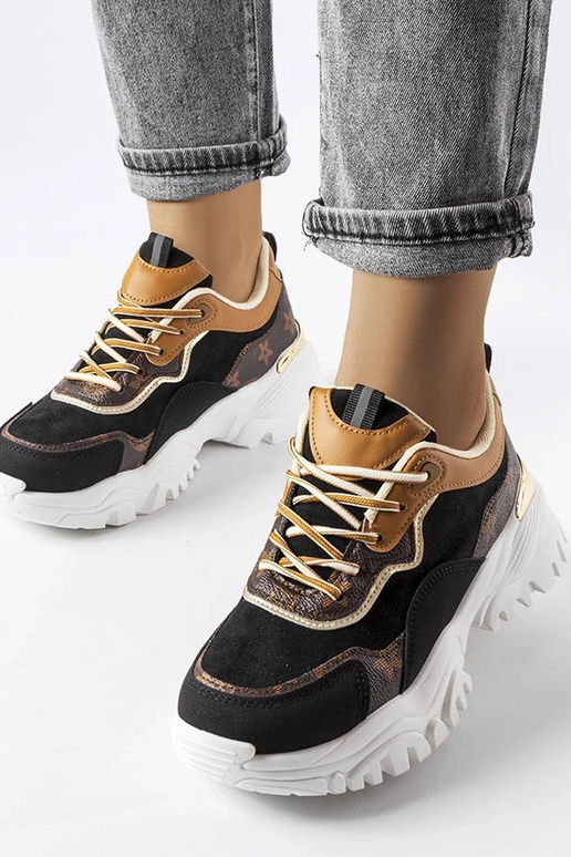 Melnas kedas ar neregulāru zoli Alta