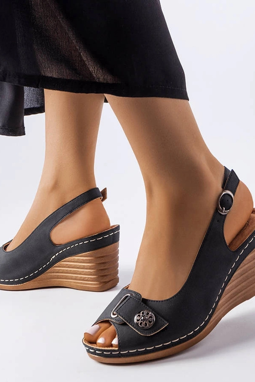 Melnas Sheridan Wedge sandales