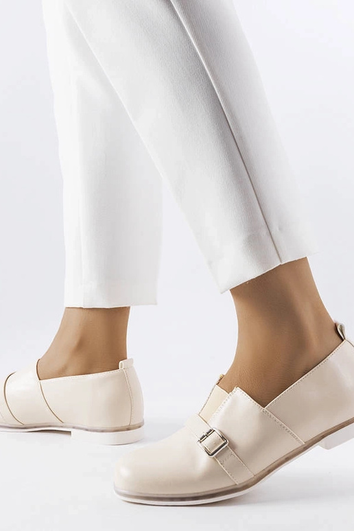 Smilšu krāsas pusboti ar ādas zolīti,...