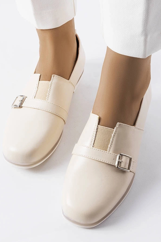 Smilšu krāsas pusboti ar ādas zolīti,...