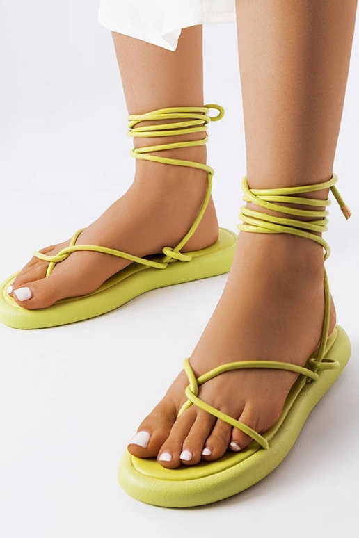 Laurence Green lace Up sandales