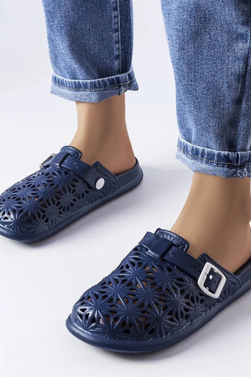 Tumši zilas ažūra gumijas Peverell flip-flops 2
