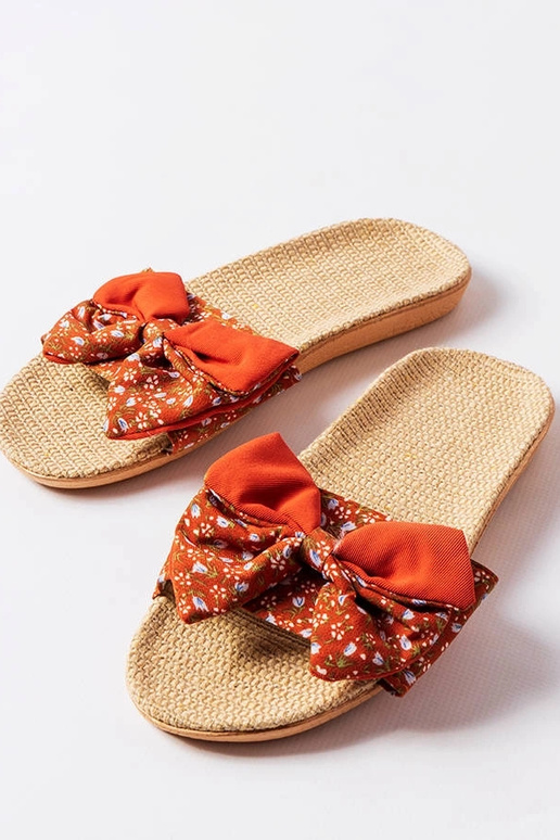 Sarkanas flip-flops ar banti Tachel