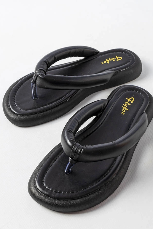 Melnas, kuplas Smithfield flip-flops