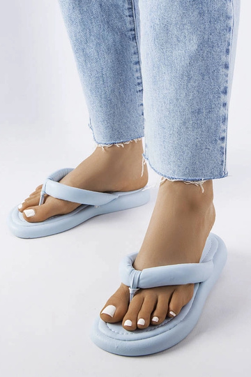 Zilas, kuplas Smithfield flip-flops