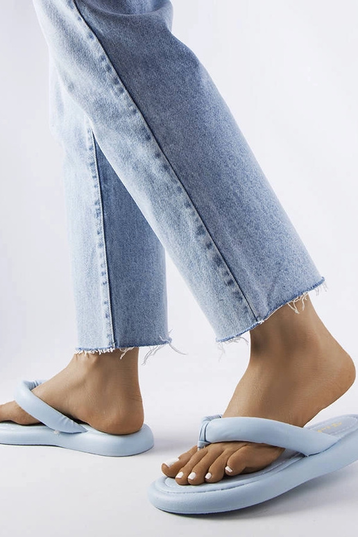 Zilas, kuplas Smithfield flip-flops