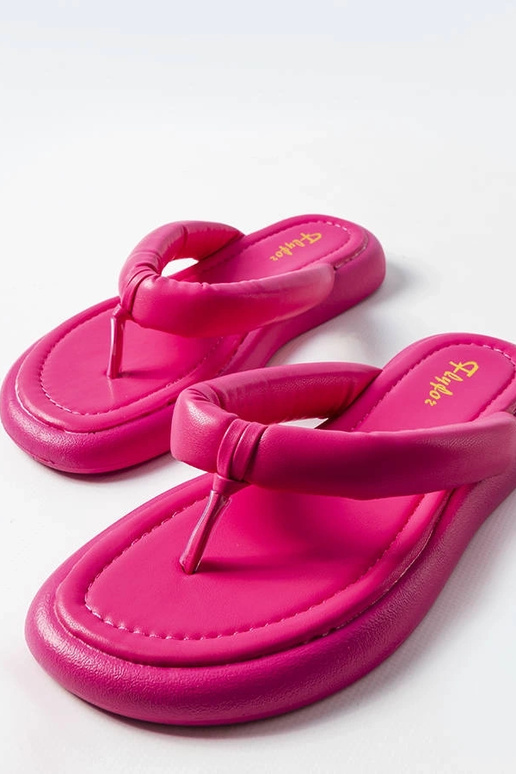 Rozā, kuplas Smithfield flip-flops