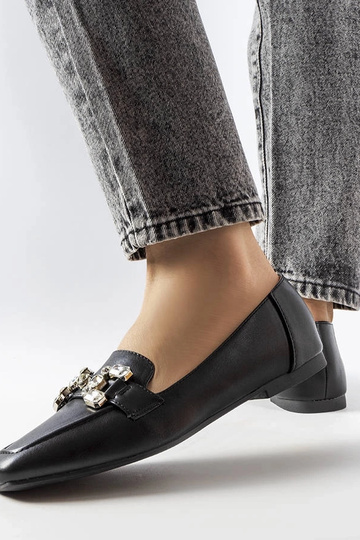 Melni sieviešu mokasīni ar... 2