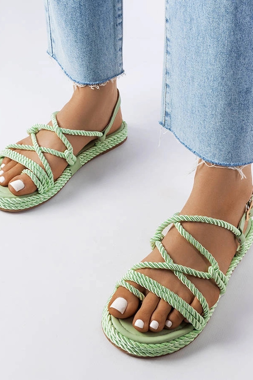 Burwell Green austas sandales