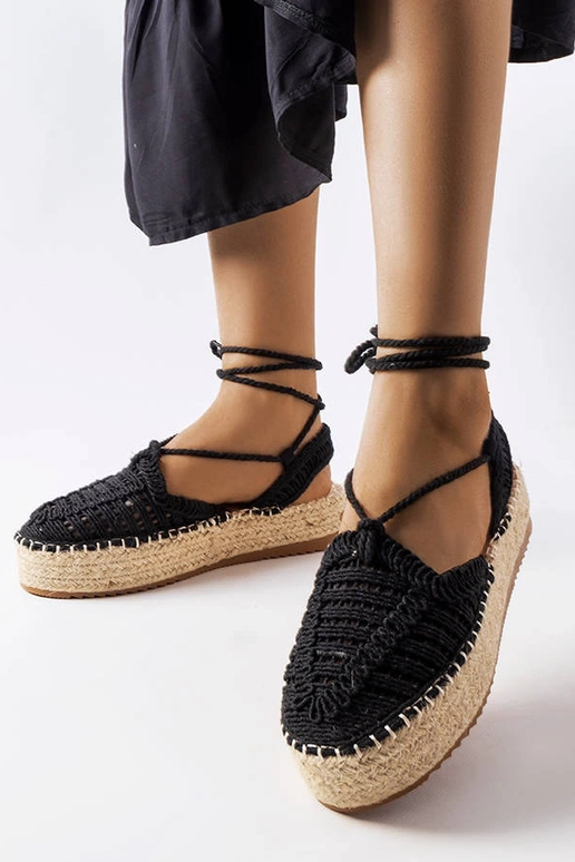 Melnas Partenia Lace-Up Espadrilles