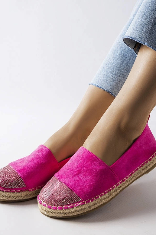 Rozā Magali platformas espadrilles
