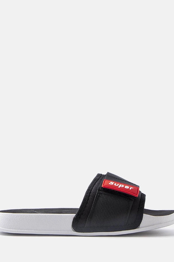 Alley Black, Velcro Regulējamas Flip-Flops vīriešiem 2