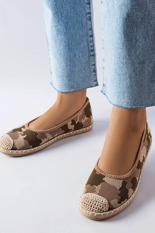 Benedum zaļas uzvelkamas espadrilas Benedum zaļas uzvelkamas espadrilas