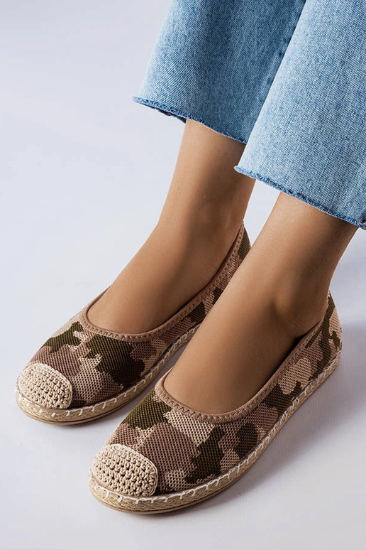 Benedum zaļas uzvelkamas espadrilas Benedum zaļas uzvelkamas espadrilas