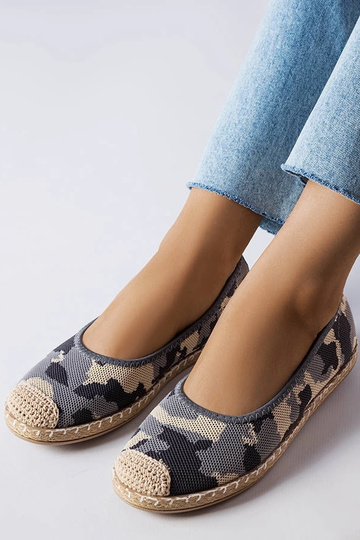 Benedum pelēkas uzvelkamas espadrilas 2