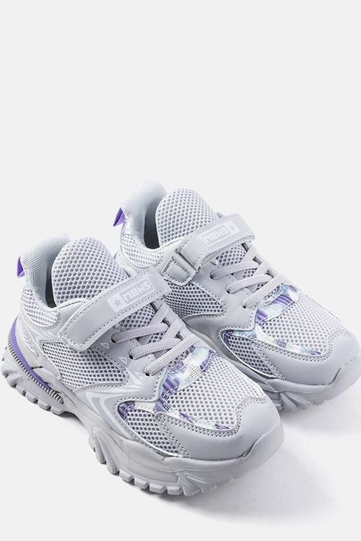 Robillard Grey Velcro bērnu kedas Robillard Grey Velcro bērnu kedas