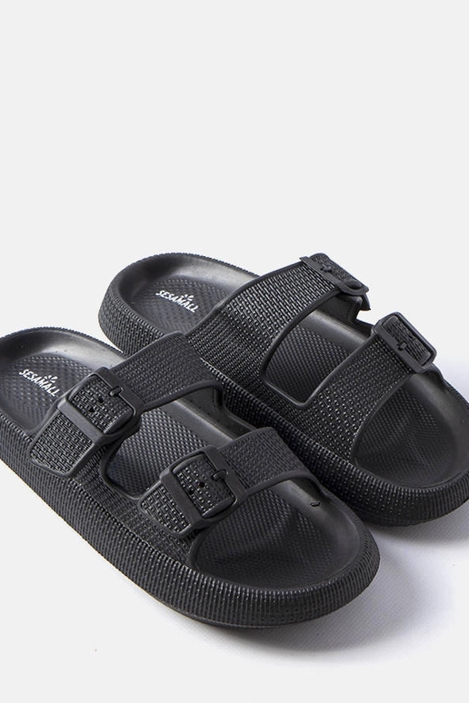 Melnas vīriešu Karersee flip-flops