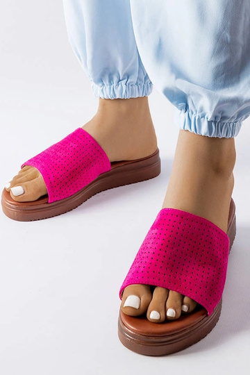 Tumši rozā flip-flops ar... 2