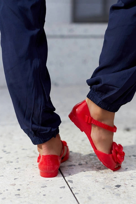 Sarkani baleta dzīvokļi ar Lucchese... Sarkani baleta dzīvokļi ar Lucchese...