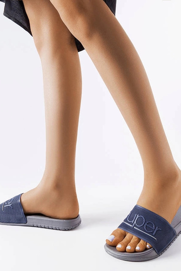 Azelio pelēkas gumijas flip-Flops 2