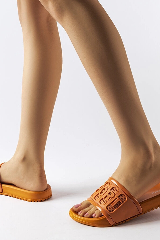 Moiariello oranžas gumijas flip-Flops