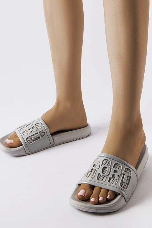 Moiariello pelēkas gumijas flip-Flops