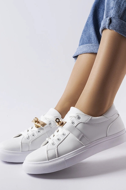 Baltas kedas ar zelta akcentu Letteria