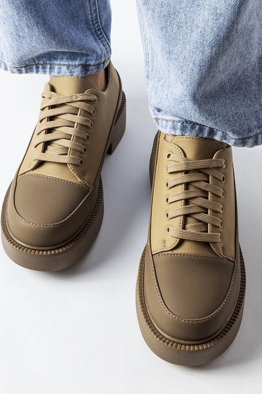 Brūnas plakanas kurpes Merico