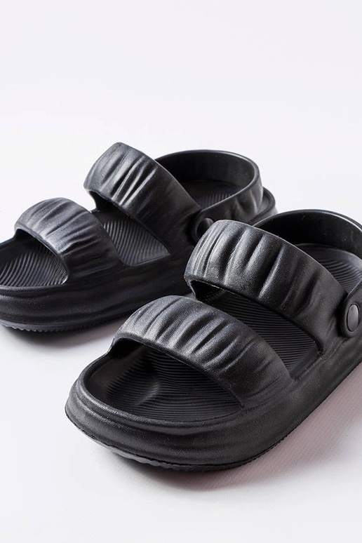 Griffin Black Foam Flip Flops