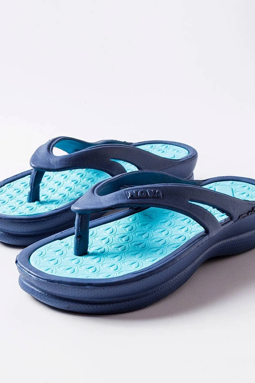 Tumši zilas vieglas Isla flip-flops
