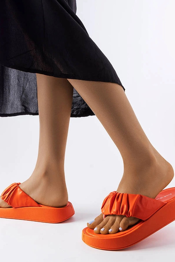 Filena apelsīnu shirred flip-flops 2