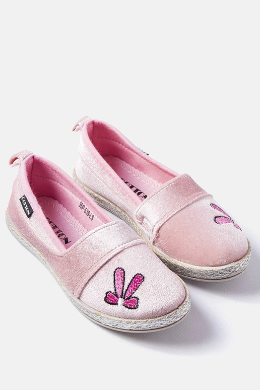 Patria rozā samta baleta dzīvoklis Patria rozā samta baleta dzīvoklis