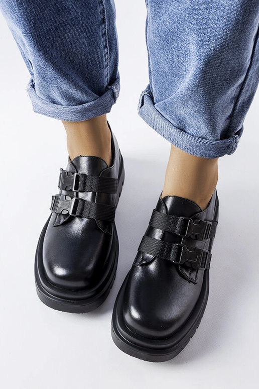 Melnas Prospero platformas kurpes Melnas Prospero platformas kurpes