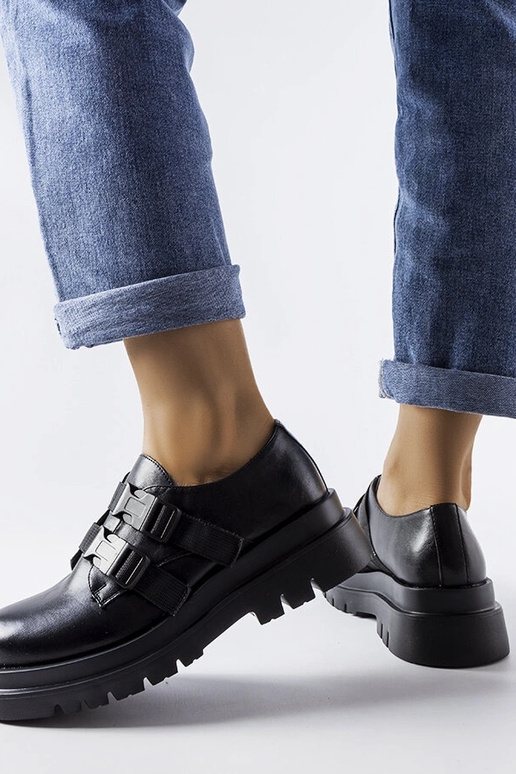 Melnas Prospero platformas kurpes Melnas Prospero platformas kurpes