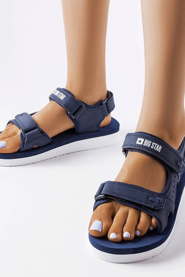 Tumši zilas putu sandales Big Star LL274792 2