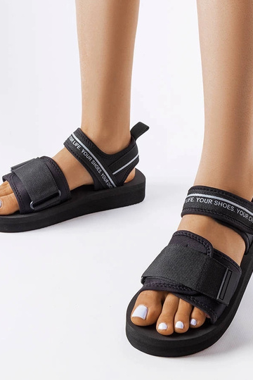 Big Star Black Foam Sandals LL274784 2
