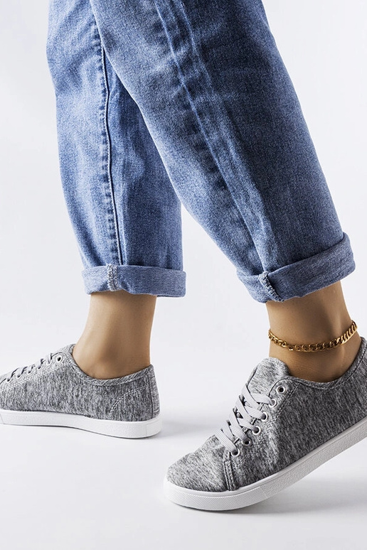 Pelēkas auduma kedas Razan