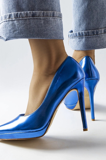 Kristin Blue Mirror papēži 2