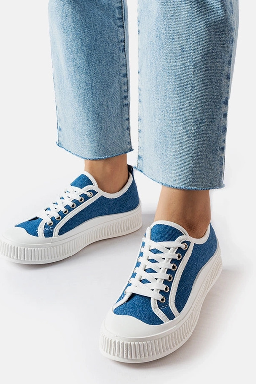 Zili kurpes uz platformas, „Alfianello"